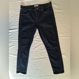 LOFT Modern Skinny Jeans Size 12 Dark Wash Mid Rise